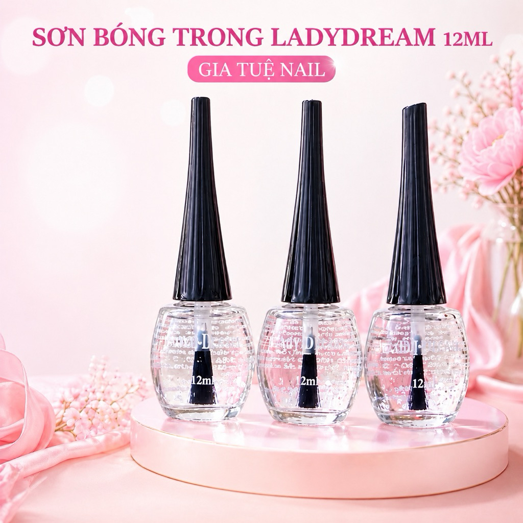 Sơn bóng Ladydream 12ml ( 1 chai)