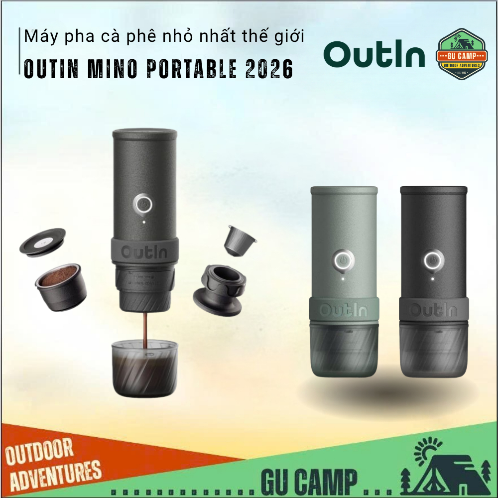 Máy Pha Cà Phê OutIn Mino Portable Electric Espresso Machine New 2026
