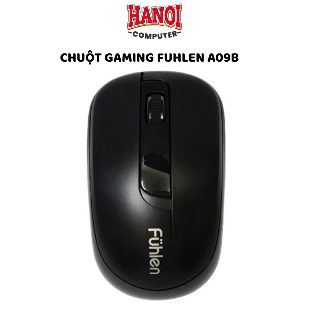 Chuột Không Dây Fuhlen A09B Chính Hãng - Thương hiệu Fuhlenn - Model A09B - Kết nối 2.4GHz, 1000 DPI
