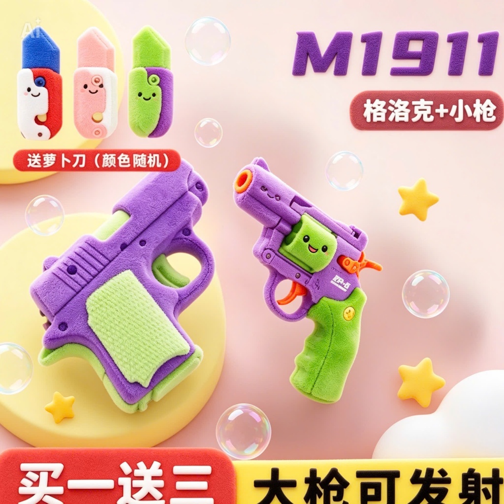 Đồ chơi cà rốt M1911 Mini quay tròn dành cho trẻ em Toy Quà Tặng