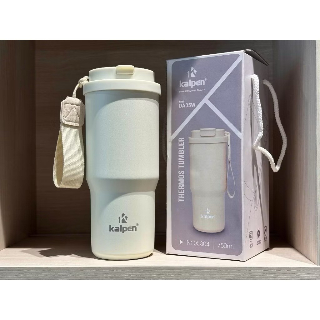 (KALPEN CHÍNH HÃNG) Cốc giữ nhiệt inox 304 Kalpen DA05 750ml(in logo home credit)