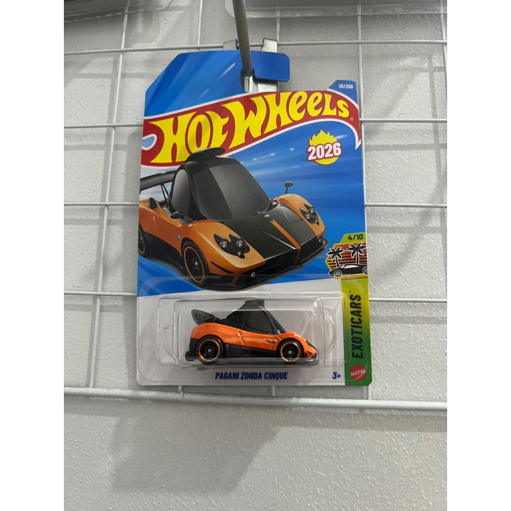 Mô Hình Hotwheels Pagani Zonda Cinque Tooned