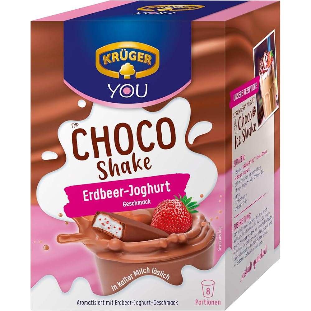 Bột choco hoà tan vị dâu Kruger