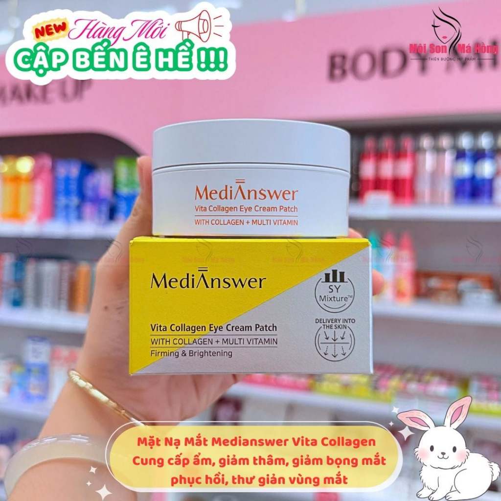 Mặt nạ mắt Medi Answer Vita Collagen Eye Cream Patch