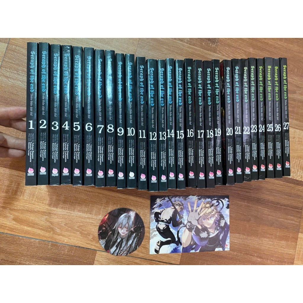 (+pk) Bộ 27q vở Thiên thần diệt thế tập 1-27 - Seraph Of The End