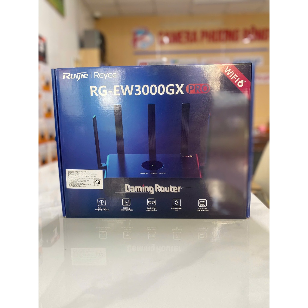 ROUTER WIFI 6 RUIJIE REEYE RG-EW3000GX PRO - Tốc độ Cao, Tín hiệu Mạnh, Hỗ trợ 2 băng tần, Truy cập 