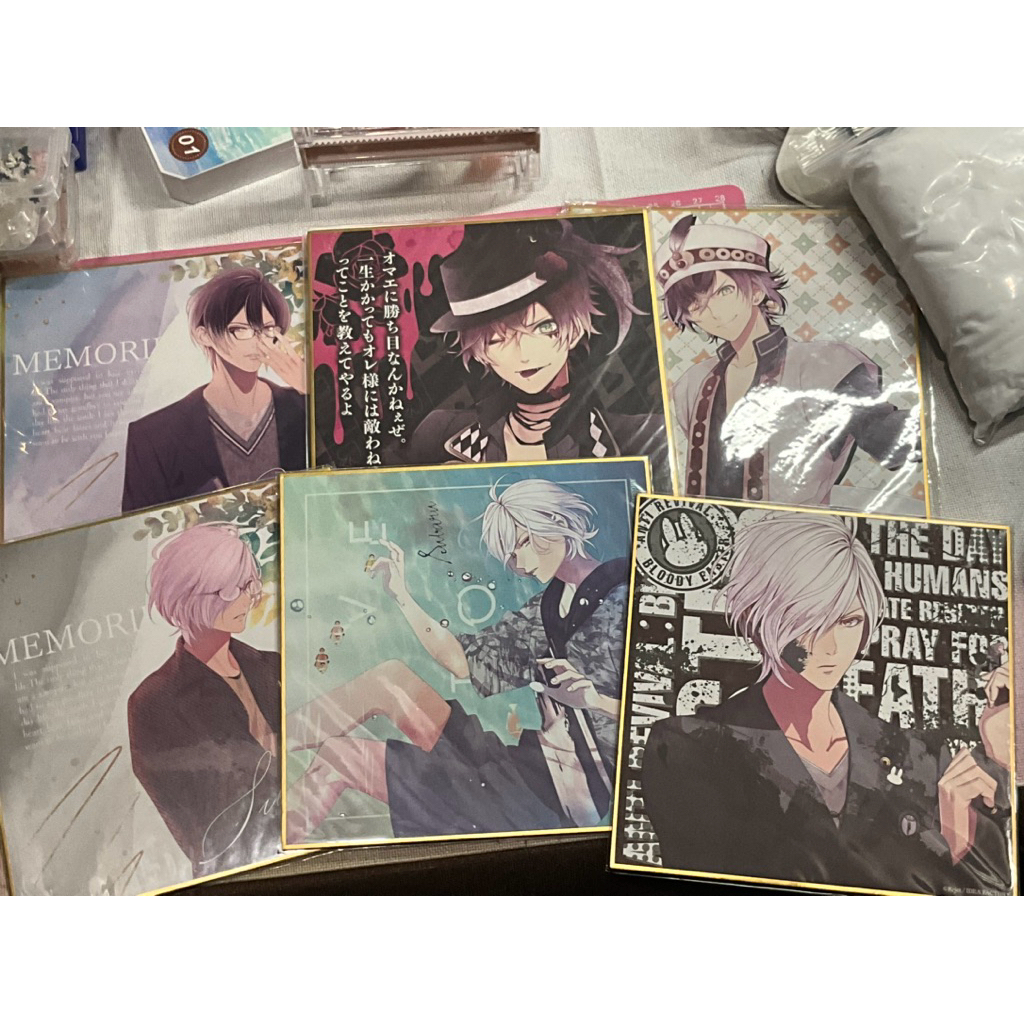 [SẴN] DIABOLIK LOVERS GOODS SAKAMAKI AYATO/REIJI/SUBARU CHÍNH HÃNG CARD/POLA