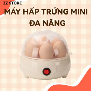 Máy hấp trứng điện tử 1 tầng tự ngắt điện đa năng hấp ngô bánh bao gia đình