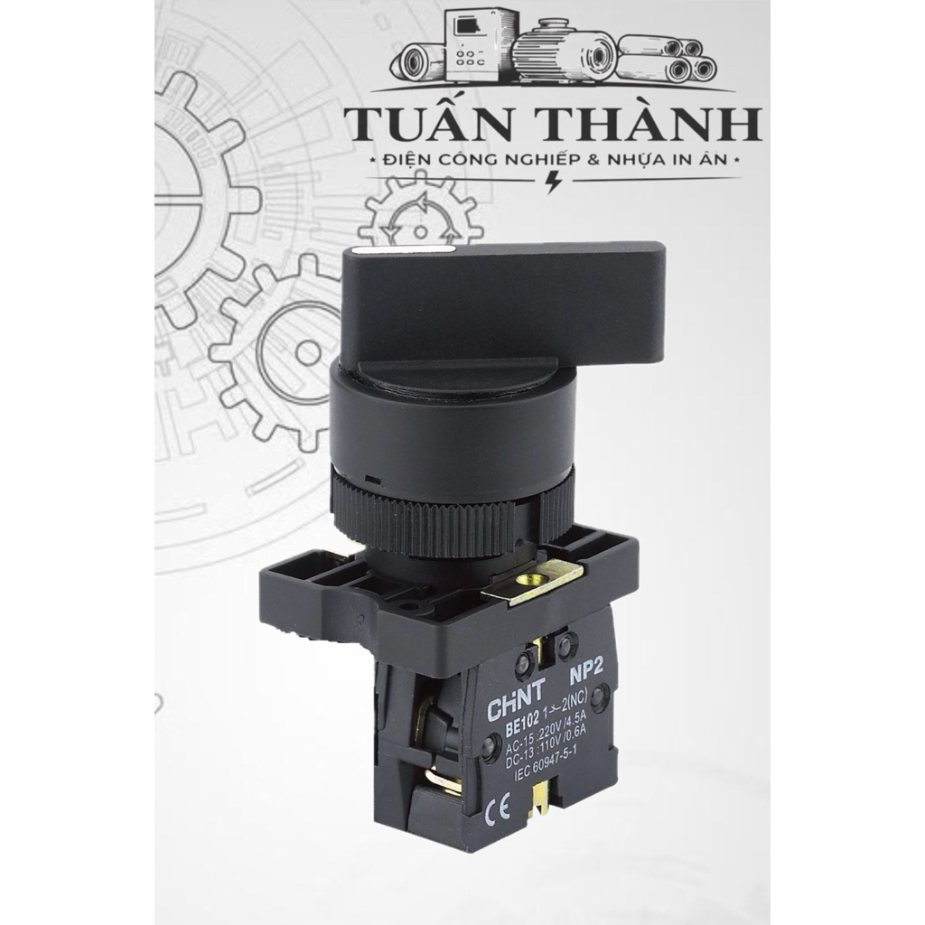 Chint Công Tắc Xoay 2 Vị Trí, 3 Vị Trí Phi 22 NP2-ED21 NP2-ED33 Chint ( Hàng Chính Hãng )