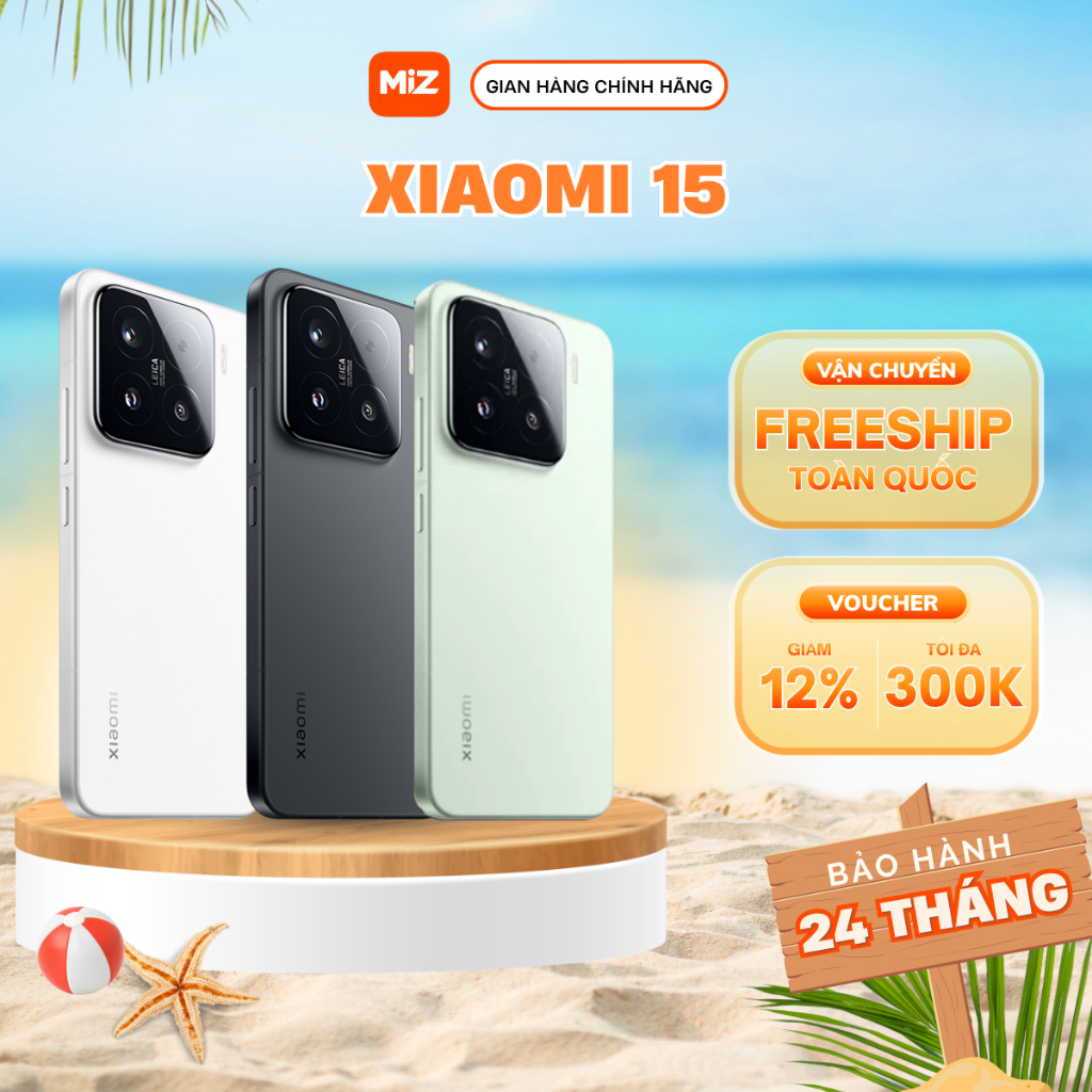 Điện thoại thông minh Xiaomi 15 12/256GB - 12/512GB - Chính Hãng ( Nguyên Seal Chưa Active ) | BigBuy360 - bigbuy360.vn