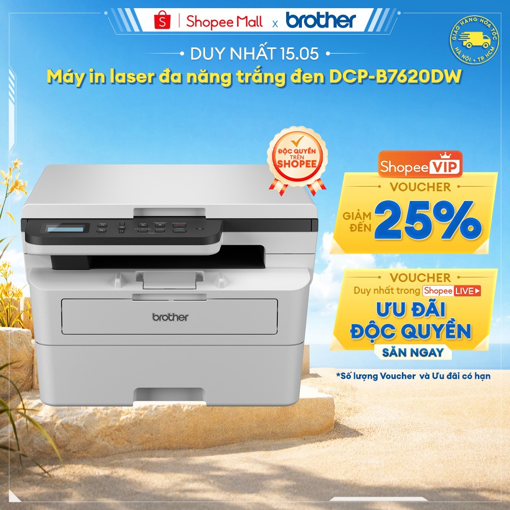 Máy in laser đa năng Brother DCP-B7620DW/DCP-B7640DW