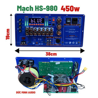 Mạch loa kéo HS980 và HS 690 công suất 300w echo delay reverb (kt 19x38)