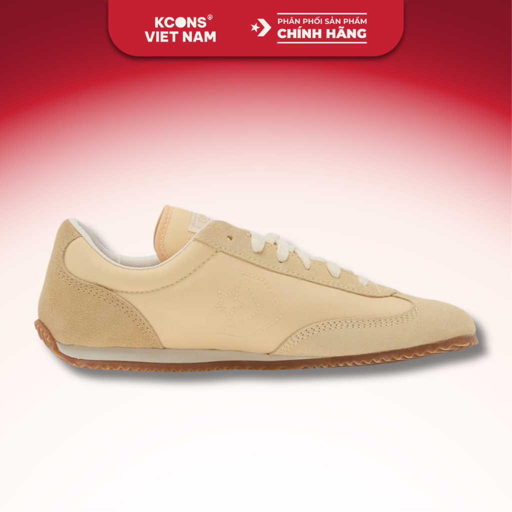 Giày Converse Jogger Golden View/ Hay Day A19438C Suede Sneaker Shoes Cao Su Đế Bằng Vải Canvas Da L