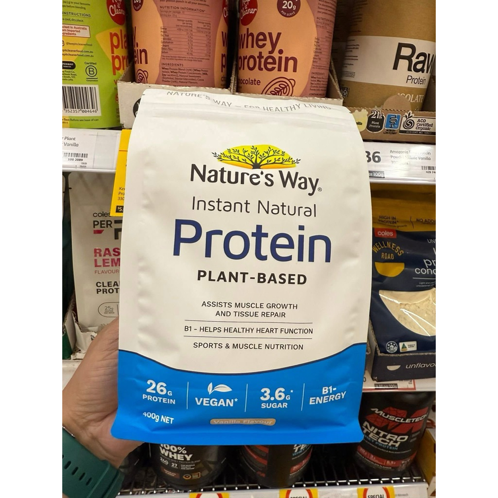 Protein Nature's way 375g Úc - Dành Cho Người Ăn chay.