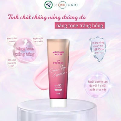 Tinh Chất Chống Nắng Nâng Tone Da Xỉn Màu Omi Menturm SPF 50+PA++++ (80g/Tuýp)
