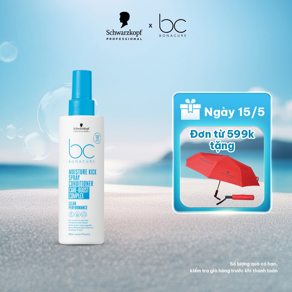 Xịt Dưỡng Cung Cấp Độ Ẩm BC MOISTURE KICK GLYCEROL 200ml