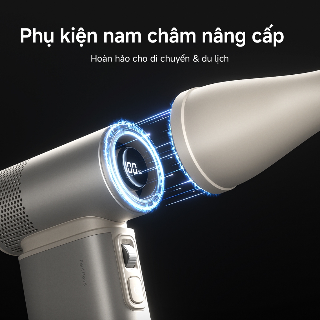 Quạt cầm tay JisuLife Ultra2 đa năng, pin 9000mAh bền, 100 cấp gió mạnh, đèn pin, sạc dự phòng, cắm trại ngoài trời | BigBuy360 - bigbuy360.vn
