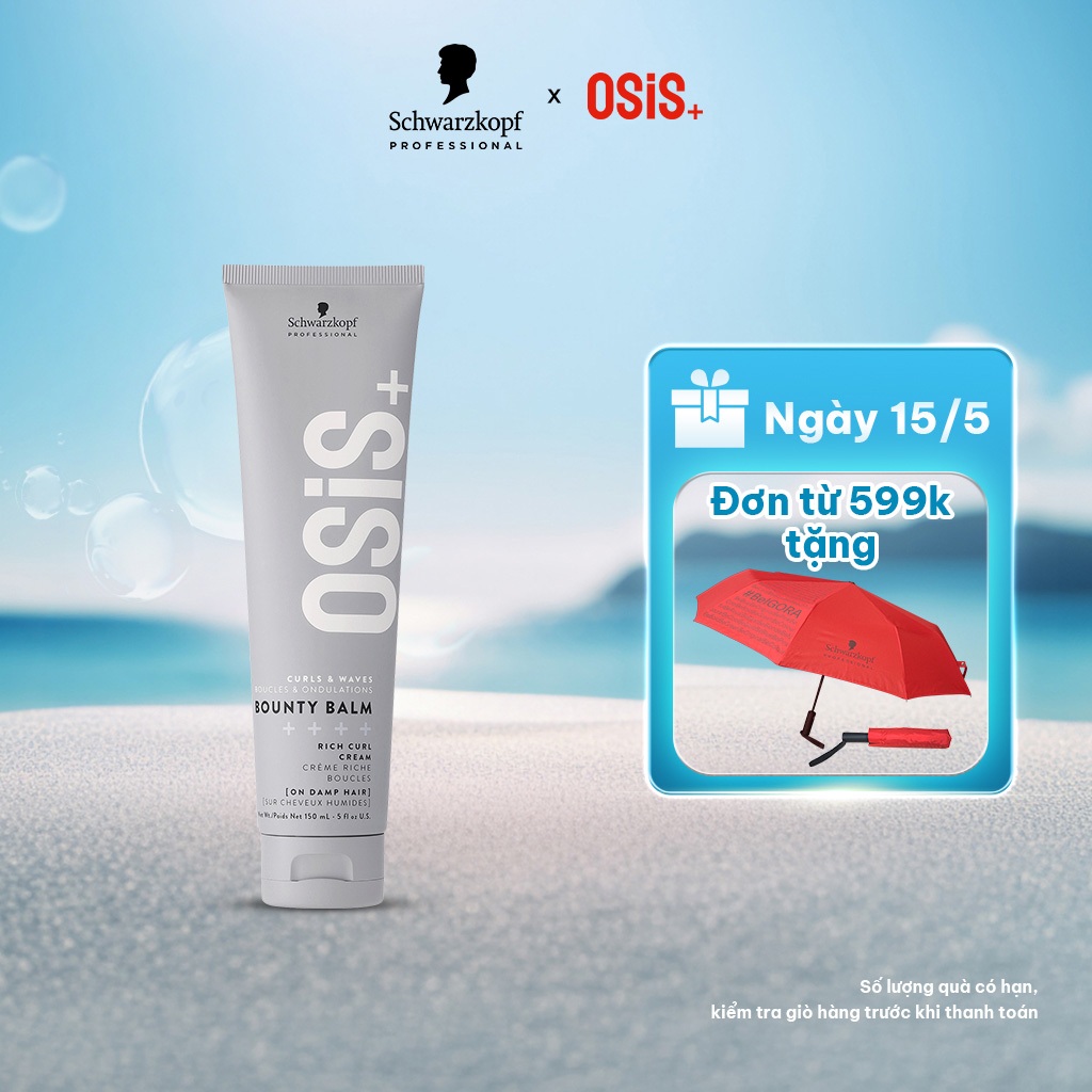 Kem Tạo Lọn Và Sóng Xoăn Mềm Mượt OSiS+ BOUNTY BALM 150ml (L0)