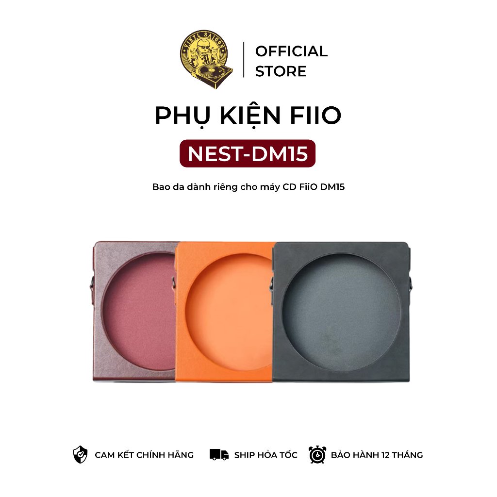 Bao da bảo vệ FiiO Nest-DM15 (SK-DM15) dành riêng cho máy CD FiiO DM15