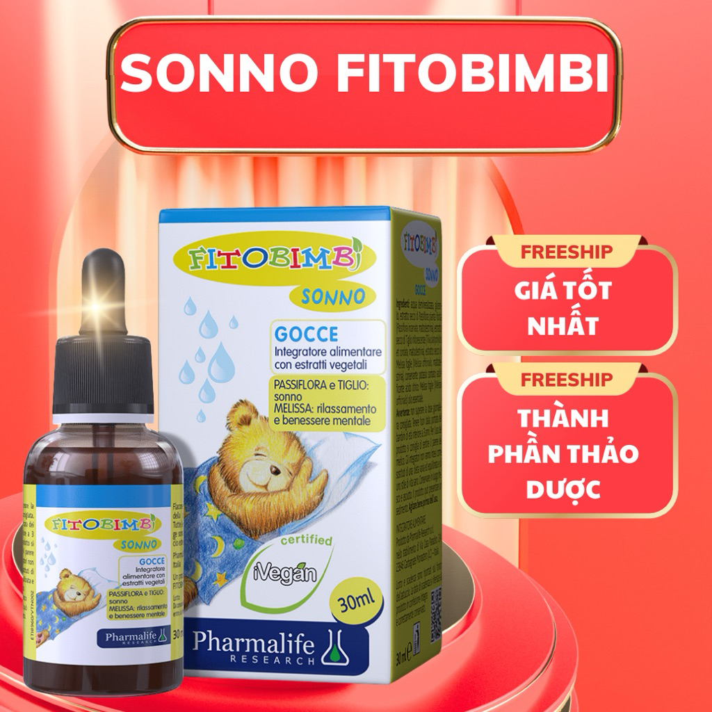 Sonno Fitobimbi _Hỗ trợ cho bé yêu giấc ngủ ngon