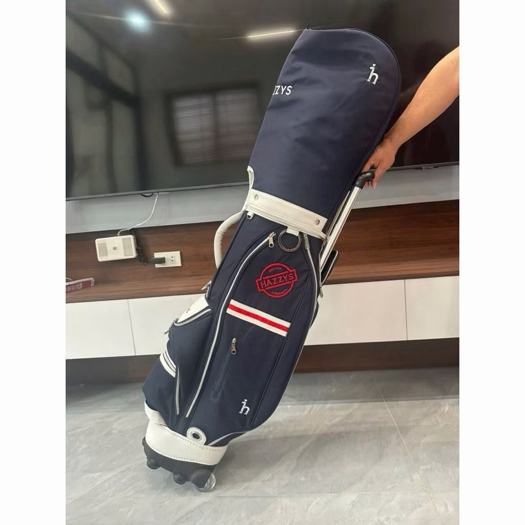 Túi Đựng Gậy Golf Hazzys Chất Liệu Vải Dù Cao Cấp - Túi Gậy Golf Hazzys -Hàng Nhập Khẩu Có Bánh Xe K