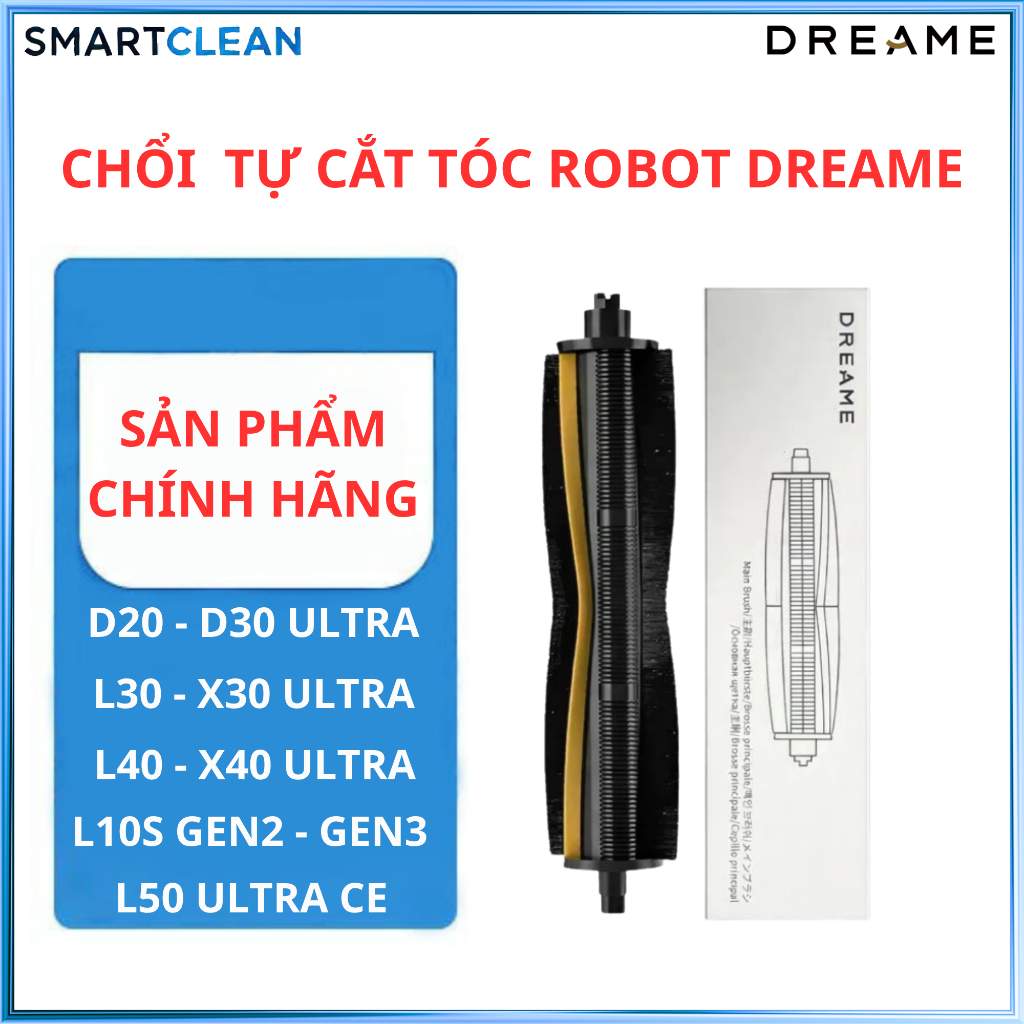 Chổi tricut tự cắt tóc Dreame L10s ultra, L30s ultra, L40 ultra, X30 ultra, X40 ultra_FULLBOX