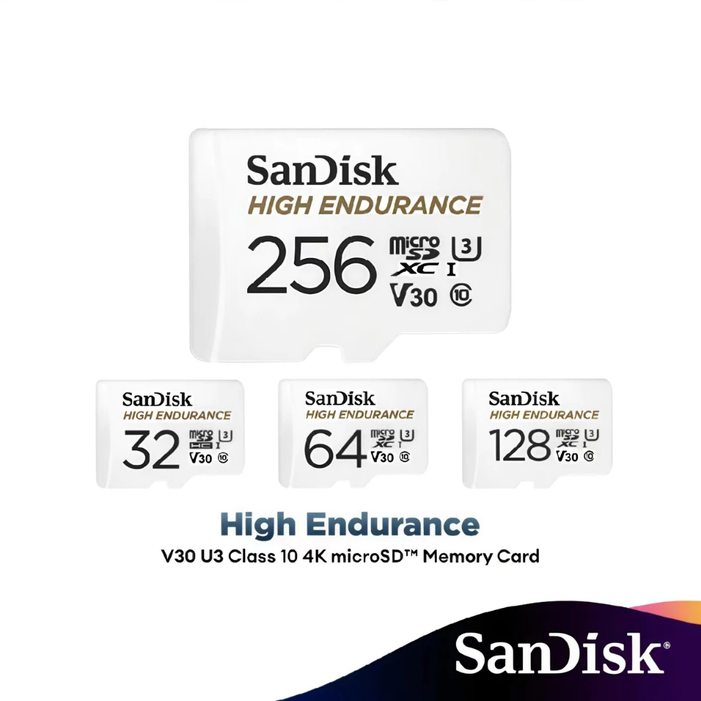 Thẻ nhớ MicroSDXC Sandisk High Endurance 32GB - 64GB - 128GB - 256GB