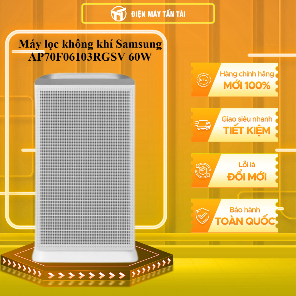 (TOÀN QUỐC) - AP70F06103RGSV - Máy lọc không khí Samsung AP70F06103RGSV
