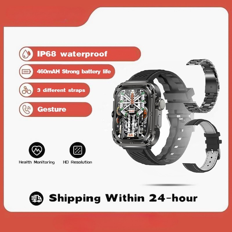Đồng hồ thông minh Z85 Max chống nước IP68, gọi Bluetooth, theo dõi sức khỏe thể thao dành cho nam
