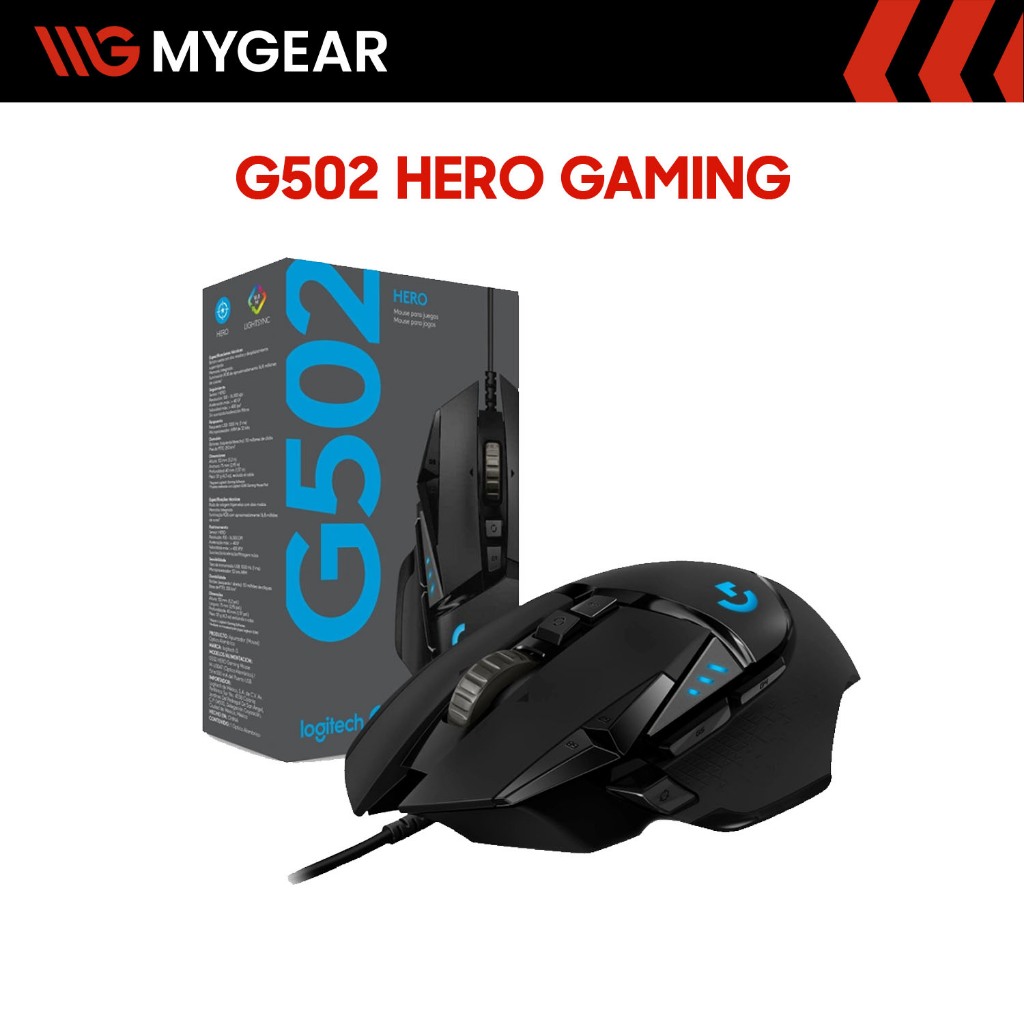 Chuột Có Dây Logitech G502 HERO Gaming - Hàng chính hãng