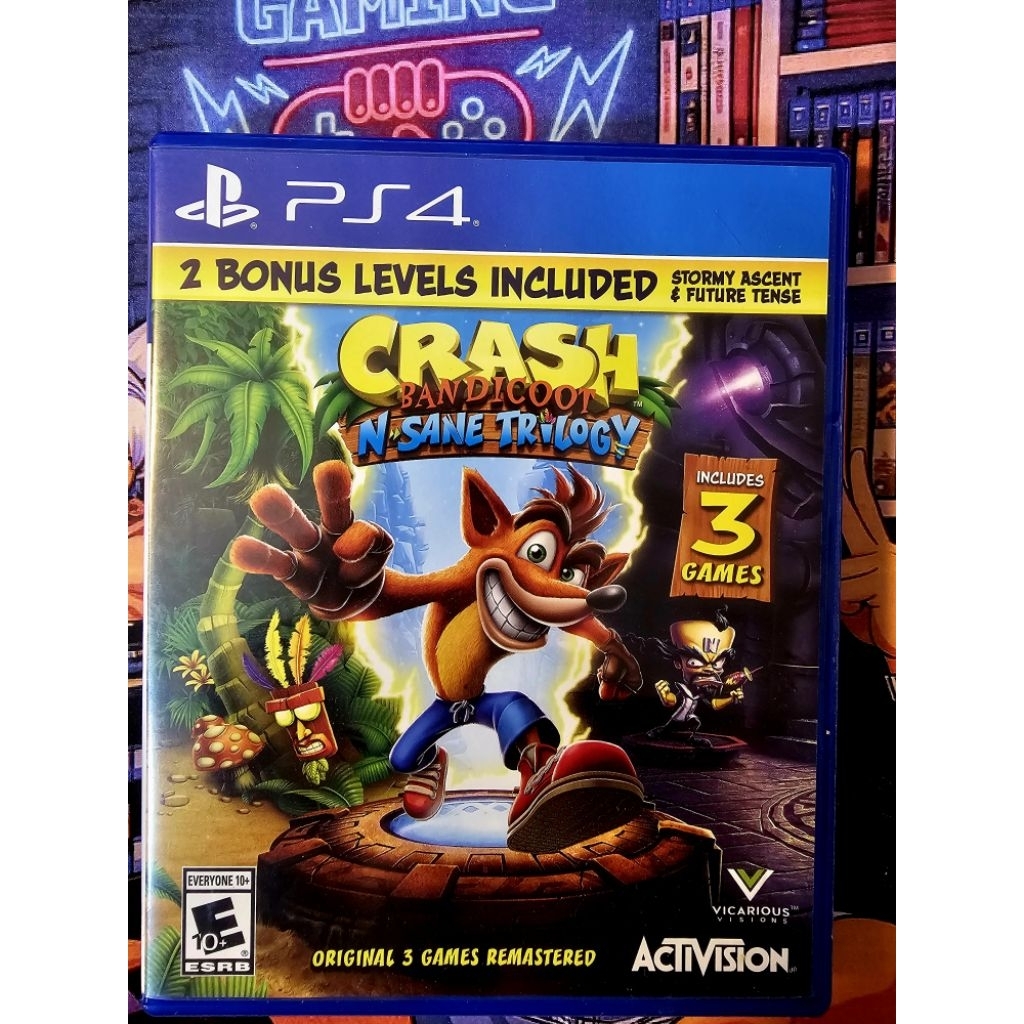 Đĩa Game PS4 : Crash Bandicoot Trilogy