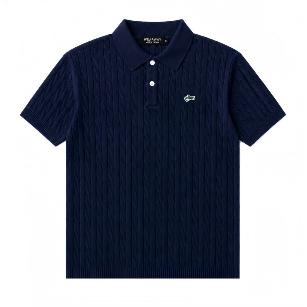 [ NEW ARRIVAL ]  Polo Len Thừng Cá Mập Cao Cấp By Wearway Chất Len Lông Thỏ Loại 1 Nam Nữ Menswear