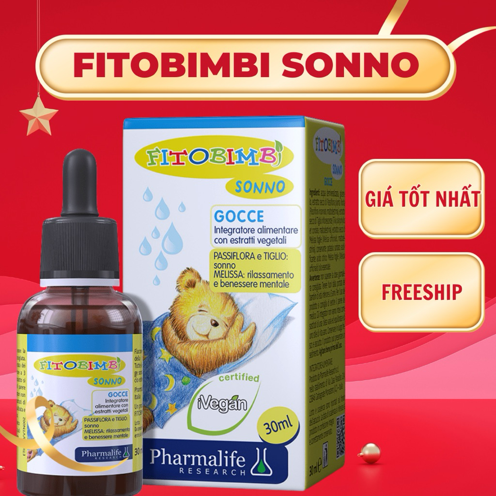 Sonno Fitobimbi _Hỗ trợ cho bé yêu giấc ngủ ngon