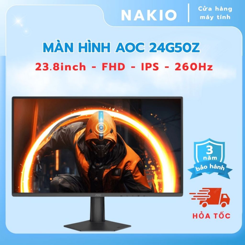 Hỏa Tốc HN Màn hình Gaming 24inch 240hz-260hz chuyên game FPS AOC/ ASUS/ ViewSonic