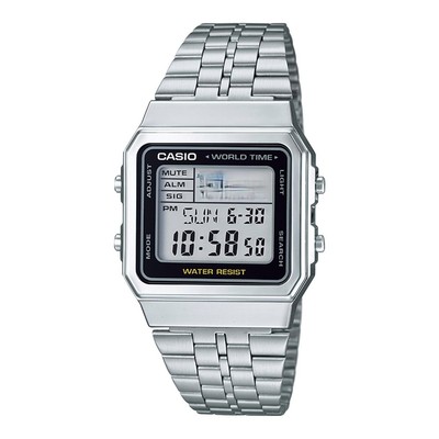 Đồng Hồ Nam Dây Kim Loại Chính Hãng Casio A500WA-1DF