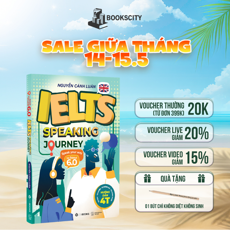 Sách - IELTS Speaking Journey: Speak Your Way To Band 6.0
