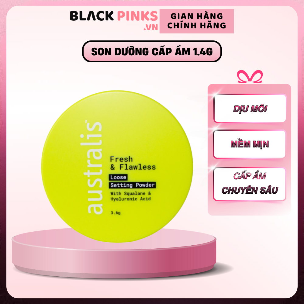 Phấn phủ Australis tông đào tự nhiên Peach 3.6g