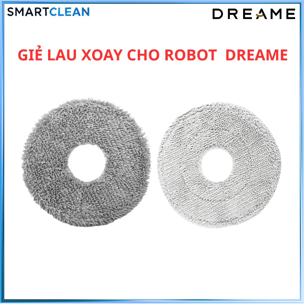Phụ kiện robot hút bụi Dreame D20/ D30 Ultra | X30 Ultra | L30s Ultra _ Khăn lau xoay