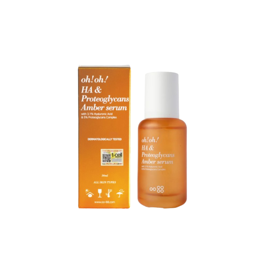 Tinh chất dưỡng ẩm, dịu da khô Oh Oh HA & Proteoglycans Amber Serum 30ml