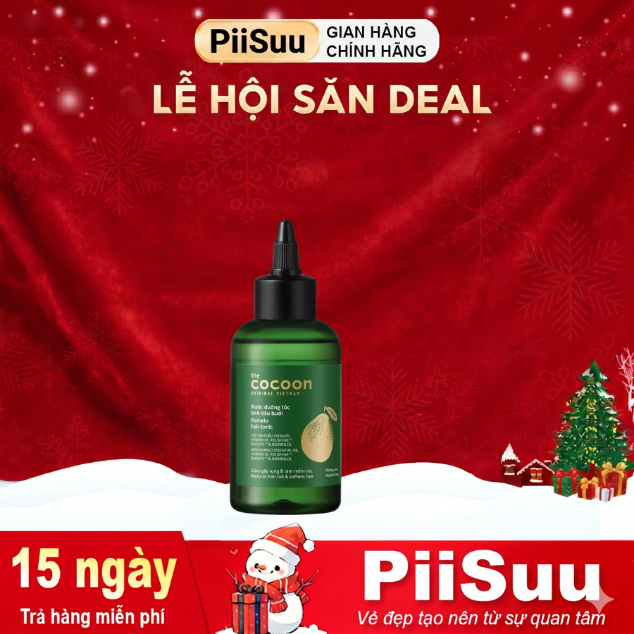 [DAILY] Nước Dưỡng Tóc Cocoon Tinh Dầu Bưởi Pomelo Hair Tonic Hasaki Sản phẩm chính hãng