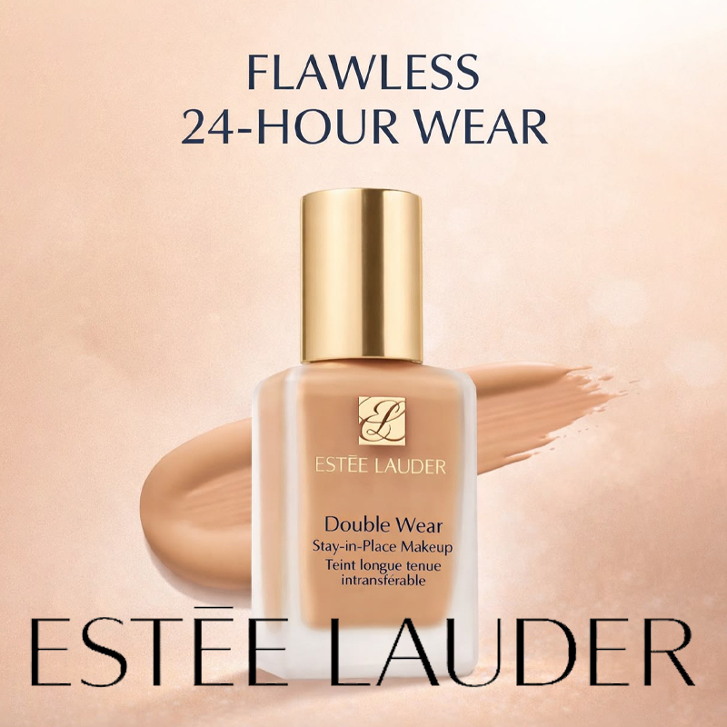 Kem nền lâu trôi ESTÉE LAUDER Double Wear Stay-in-Place Liquid Foundation 1W1-BONE 1W2-SAND