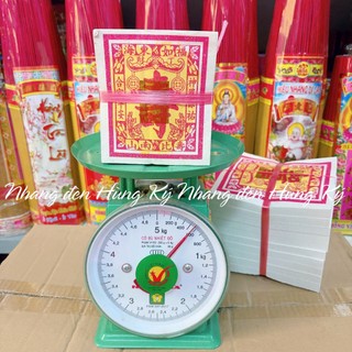 {1 cây 10 xấp} Giấy cúng chữ thọ (sầu cấm)