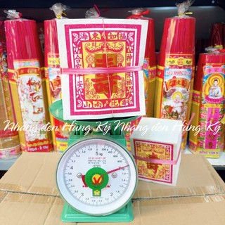 {1 cây 10 xấp} Giấy cúng chữ thọ (sầu cấm)