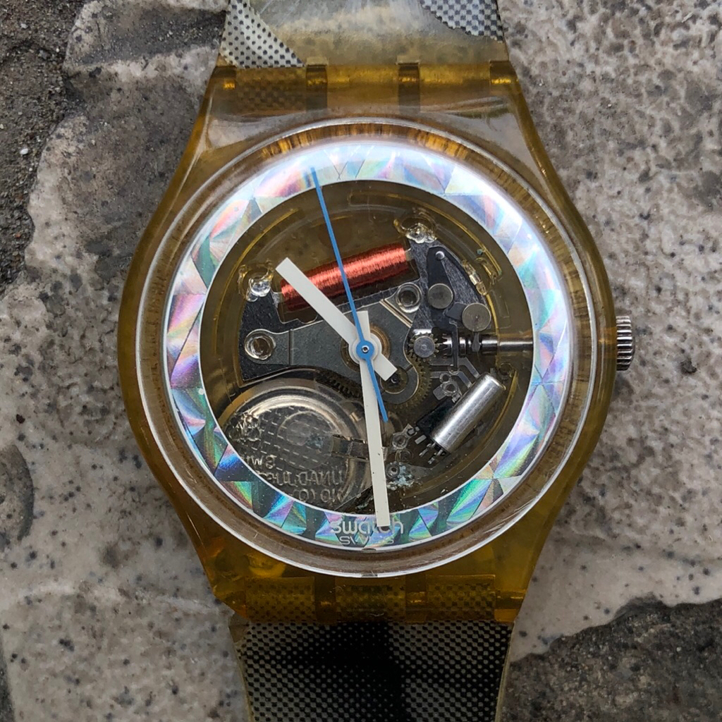Đồng hồ Nam Nữ Swatch swiss lộ máy