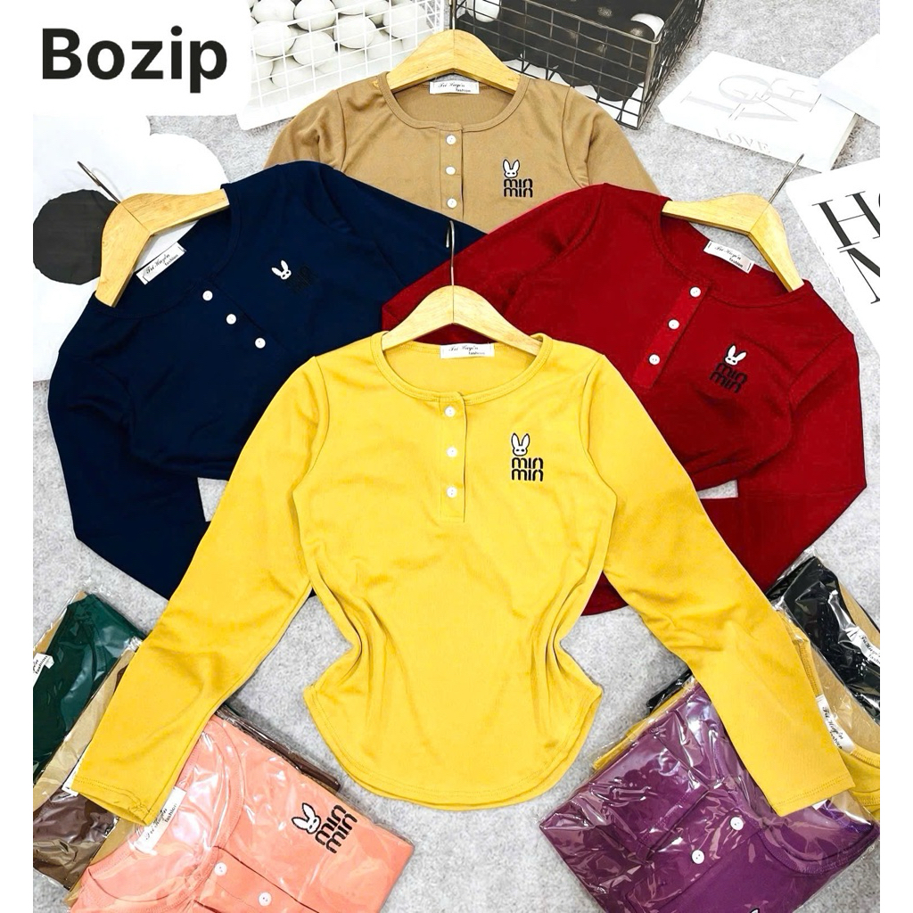 Áo thun bozip nữ free size 40-58kg