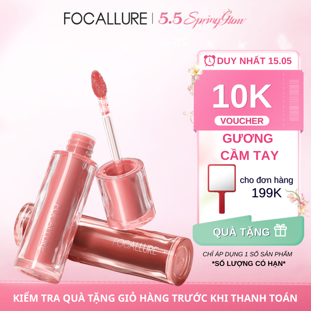 FOCALLURE Son Tint Căng Mọng Nước Phiên Bản Nâng Cấp 2G