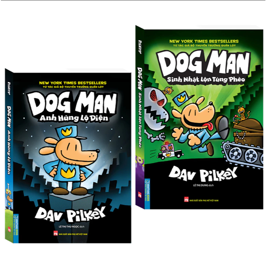Sách - Combo 2 cuốn DOG MAN 1 & 2