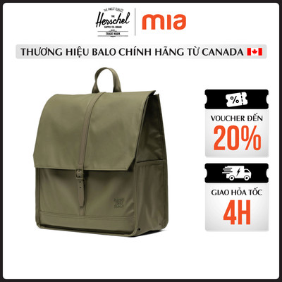 Balo Herschel City Weather Resistant 2.0 Mid Volume 13 - Chất Liệu Vải Tái Chế Phủ TPE Chống Nước, Bảo Hành Trọn Đời