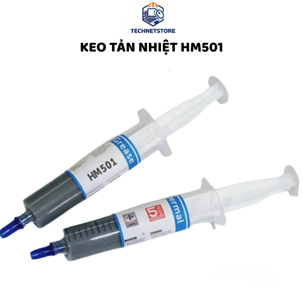 Keo Tản Nhiệt HM501 Thermal Compound 13.5 W/mK - Hiệu Suất Cao Cho CPU, GPU, Laptop, Cách Điện
