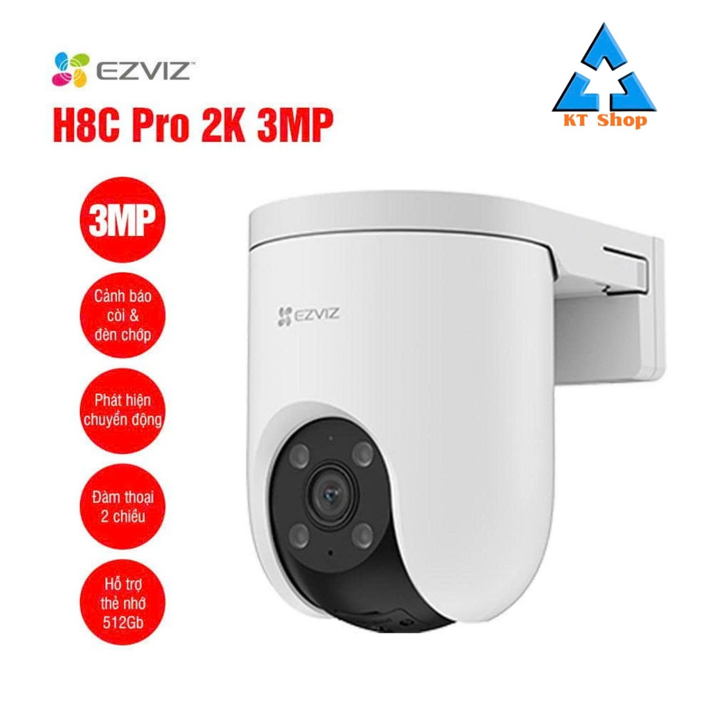 Camera H8c Pro 2K , Ngoài trời, chống nước, đàm thoại 2 chiều,